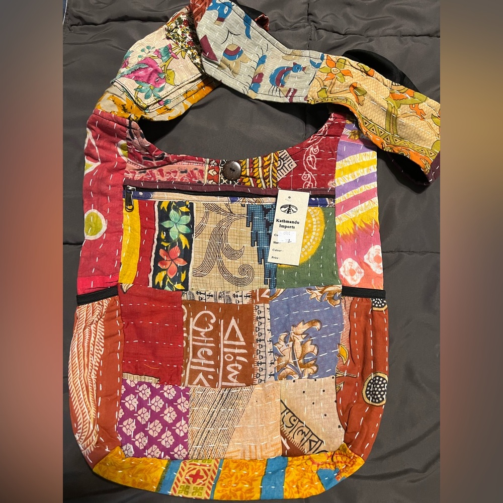 Kathmandu Multicolor Patchwork Shoulder Bag NWT - image 1